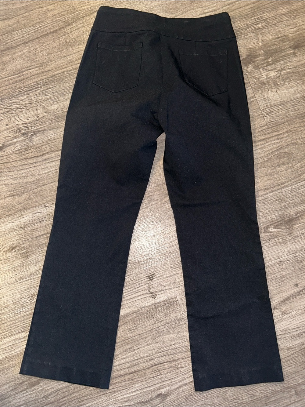 J. McLaughlin Black Cropped Pull-On Ankle Pants Size 6 Stretch Career Travel - Picture 5 of 7